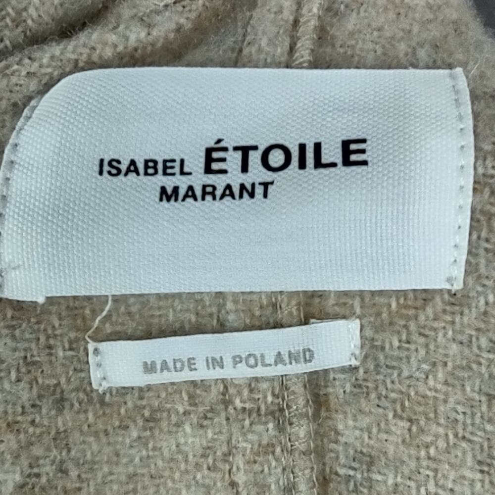 ISABEL MARANT ÉTOILE Fleminigli Fringed Felt Blanket Wool Blend Jacket Size 38 - Picture 6 of 16